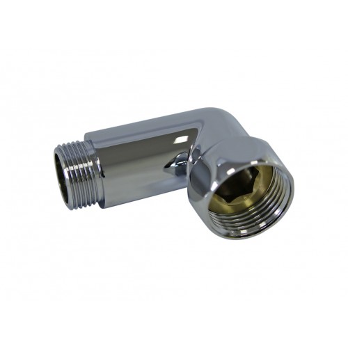 741SCH1010 Угловое соединение  1"х1" г/ш (хром)(кор.20пар)